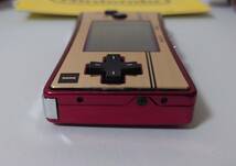 (3958) Nintendo 任天堂 GAME BOY micro ゲームボーイミクロ ファミコンカラー OXY-001 美品 動作未確認_画像6