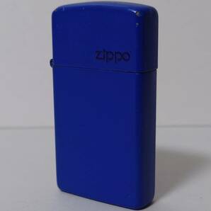 (4191) Zippo ジッポー オイルライター 火花OK 着火未確認 ブルーの画像1