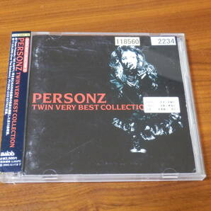 PERSONZ CD2枚組ベストアルバム「TWIN VERY BEST COLLECTION」パーソンズ ツイン・ベリー・ベスト・コレクション JILL DEAR FRIENDS 帯ありの画像1