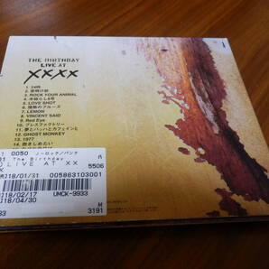 The Birthday CD「LIVE AT XXXX」完全生産限定盤 チバユウスケ ROSSO Thee michelle gun elephant ミッシェルガンエレファント 帯ありの画像3