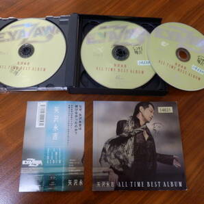 矢沢永吉 CD3枚組ベストアルバム「ALL TIME BEST ALBUM」オールタイムベストアルバム レンタル落ち 帯ありの画像2