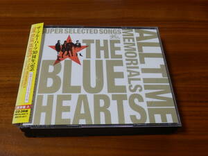 THE BLUE HEARTS CD3枚組「30th ANNIVERSARY ALL TIME MEMORIALS SUPER SELECTED SONGS」レンタル落ち 通常盤A ブルーハーツ 帯あり