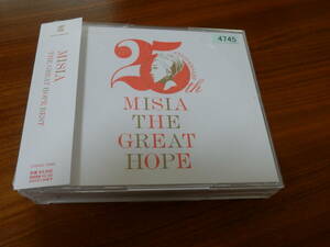 MISIA CD3枚組ベストアルバム 「THE GREAT HOPE BEST」レンタル落ち アイノカタチ 逢いたくていま Everything 帯あり 