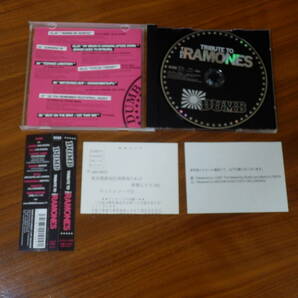 DUMB CD「THE TRIBUTE TO RAMONES」ラモーンズ チバユウスケ The Birthday THEE MICHELLE GUN ELEPHANT ミッシェルガンエレファント 帯ありの画像2