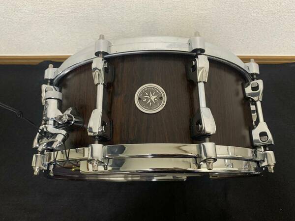 送料無料 状態良 TAMA StarPhonic Bubinga PBC146 14×6 CORDIA タマ スターフォニック ブビンガ コルディア スネア ドラム dw Star Phonic