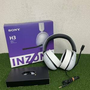 ほぼ新品 未使用品 SONY ソニー INZONE H3 Gaming Head set ゲーミング ヘッド セット MDR-G300 ホワイト