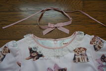 ◇　Emily Temple cute　エミリーテンプルキュート　◇　ヨークシャーテリア子犬柄　TERRIERワンピース（チョーカー付き）◇　size M_画像3