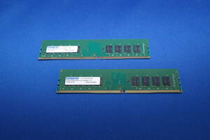 アドテック DDR4デスクトップ用メモリ 16GB 2Rx8 PC4-2400 ×2枚（計32GB）【送料無料＋保証あり】