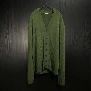 malo Cotton Knit Cardigan マロ コットン サマーニット カーディガン セーター ローゲージ ヴィンテージ ビンテージ