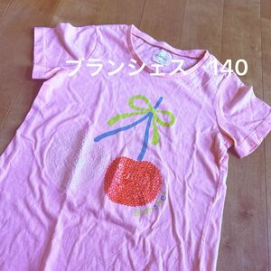 ブランシェス Tシャツ140ピンク 半袖