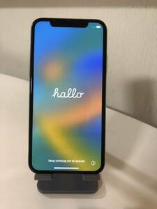 100 jpy ~ iPhone X 64GB silver Apple AU UQ mobile battery 86% exchange goods 