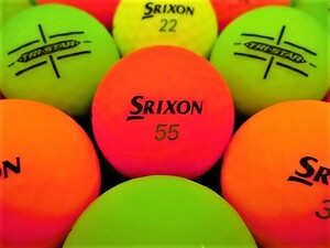 ★良質美品★スリクソン トライスター SRIXON『TRI-STAR』2020年モデル マットカラー 20個 ロストボール★