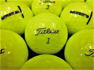 ★良質美品★タイトリスト ツアーソフト Titleist『TOUR SOFT』2022年/2020年モデル イエロー 30個 ロストボール★