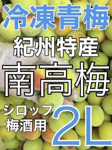 y311 冷凍クール便「冷凍南高梅」2L 1kg 青梅　梅シロップや梅酒に最適（梅干し不可）和歌山の冷凍梅　キルトパッチ店（12）