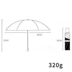 折りたたみ傘 オフホワイト 白 手動 メンズ レディース 晴雨兼用 日傘 雨傘 オフホワイトの画像7