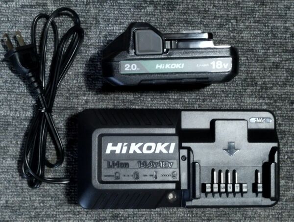 新品未使用 hikoki バッテリー 充電器 BSL1820M UC18YKSLセット