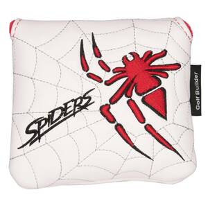 パターカバー ヘッドカバー マレット用 マグネット付け テーラーメイド スパイダー キャメロン オデッセイに適合 spiders 白