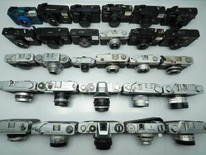 ★レンジファインダーなど★MAMIYA/minolta/YASHICA/Konica/Canon/FUJICA/OLYMPUS/ 等 計:28点まとめ【ジャンク品】29848