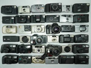 ★フイルムカメラなど★MINOX/Canon/YASHICA/KONICA/Panasonic/KYOCERA/Kodak/ 等 計:36点まとめ【ジャンク品】29948