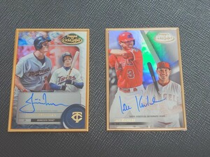 topps gold label　Justin Morneau　Ian Kinsler