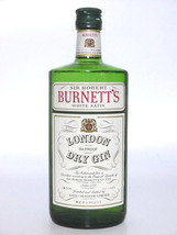 【L2】 90年代 バーネット ドライジン 47% 正規品【BURNETT'S LONDON DRY GIN】_画像1