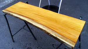 欅ケヤキ(DIYデスク・テーブル天板) 1000x340x35mm 下仕上済SALE