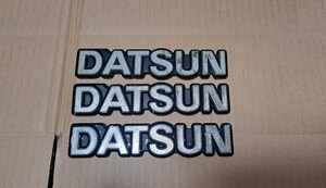 当時物 DATSUN 輸出 エンブレム (検 日産 ダットサン ケンメリ ジャパン B110 B210 B310 サニー 510 610 810 ブルーバード S30Z S31Z S130Z