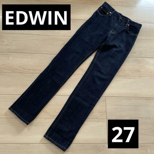 EDWIN ED502 27 エドウィン ストレートデニムパンツ