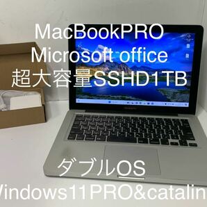 Apple MacBookPRO ダブルOS Windows11 PRO catalina office Wi-Fi webカメラ bluetooth