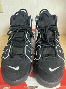 NIKE AIR MORE UPTEMPO モアテンBLACK/WHITE未使用