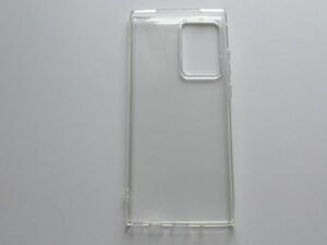 Galaxy Note20 Ultra 5G SC-53A SCG06 耐衝撃 上質 TPU ソフト 透明 クリア ケース A040