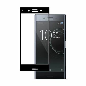 Xperia XZ Premium SO-04J 9H 0.26mm 枠黒色 強化ガラス 液晶保護フィルム 2.5D K298