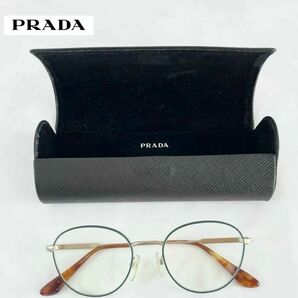 PRADA プラダ メガネ フレーム 細フレーム　伊達メガネ　 メンズ レディース ユニセックス　 ボストン 眼鏡