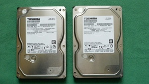 TOSHIBA DT01ACA100 [1TB SATA600 7200] 2個セット