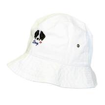 大谷翔平の愛犬デコピンLOGO刺繍 バケットハット SHL DECOY 17 LOGO 刺繍BUCKET HAT_画像1