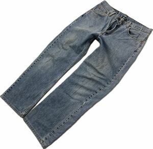 90s ☆ Levi's ☆ 519-0217 USA製 抜群の風合い◎ デニムパンツ ライトブルー ジーンズ W33 アメカジ ストリート 古着 リーバイス ■Ja7403