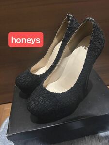 honeys ハイヒール ブラック