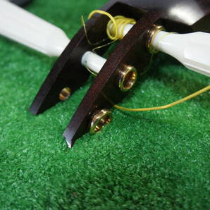  三味線 太棹 ハードケース入り バチ 付属 和楽器 ネック折れの画像9