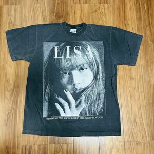 BLACK PINK ブラックピンク LiSA リサ ROSE ロゼJENNIE ジェニー jisso ジス ツアー Tシャツ XL 