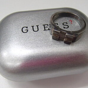 #60101【中古品】GUESS ゲス SV925 リング 6.2ｇ シルバー ブランド アクセサリー 指輪 約15号の画像1