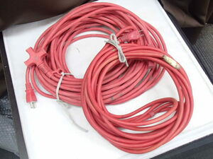 #60171[ secondhand goods ] extender color code electric wire 10 character tap 2 pcs set present condition goods 