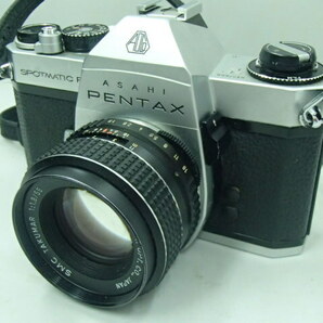 ＃60331 【中古現状品】 PENTAX ペンタックス SPOTMATIC F SPF 一眼レフ フィルムカメラ レンズ SMC TAKUMAR 1:1.8/55 ASAHIの画像2