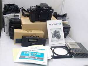 A60297 【中古現状品】 CONTAX コンタックス フィルムカメラ N1 レンズ Carl Zeisss カールツァイス Vario-Sonnar 3.5-4.5/70-200　/24-85