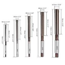 uxcell ハンドリーマーセット ハンドリーマ カッター 切削工具 4mm 5mm 6mm 8mm 10mm H8精度 炭素_画像2