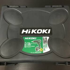 【未使用】HiKOKI(日立工機) 18Vコードレス振動ドライバドリル(充電器、マルチボルトバッテリー2個つき) DV18DD(2XC) T4402 IT321R80Q8OYの画像5