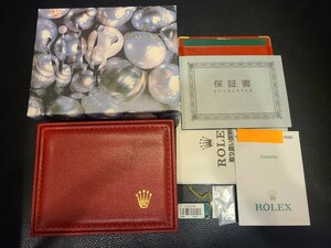 ROLEX ロレックス 76080 箱のみ 内箱/外箱/保証書/取説/タグ/1駒/付属品有 中古程度良好品※時計はありません！ 4-10