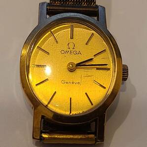 OMEGA オメガ ジュネーブ ヴィンテージ腕時計 レディース GP/SS/手巻/ブレス社外 付属なし 中古稼働品 4-12の画像2