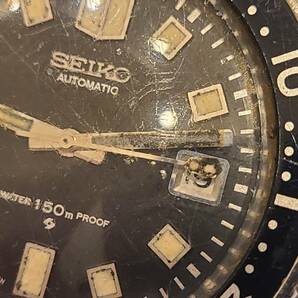 SEIKO セイコー セカンドダイバー 植村ダイバー 中後期型 6105-8110/061005 SS/オートマ ブレス社外 針腐食 中古稼働品 4-14の画像5
