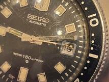 SEIKO セイコー セカンドダイバー 植村ダイバー 中後期型 6105-8110/061005 SS/オートマ ブレス社外 針腐食 中古稼働品 4-14_画像5