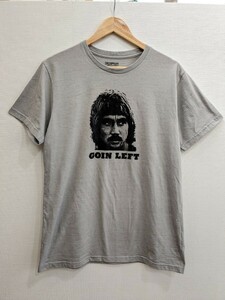 パタゴニア　半袖Tシャツ ライトグレー Lサイズ GO LEFT スリムフィット